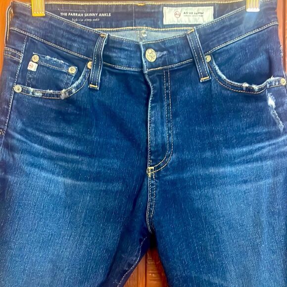 AG Adriano Goldschmied aged denim jeans Size 27R - Picture 3 of 8